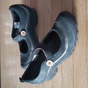 MERRELL PLAZZA Women's EMME Black Leather Maryjane Shoes Size 9